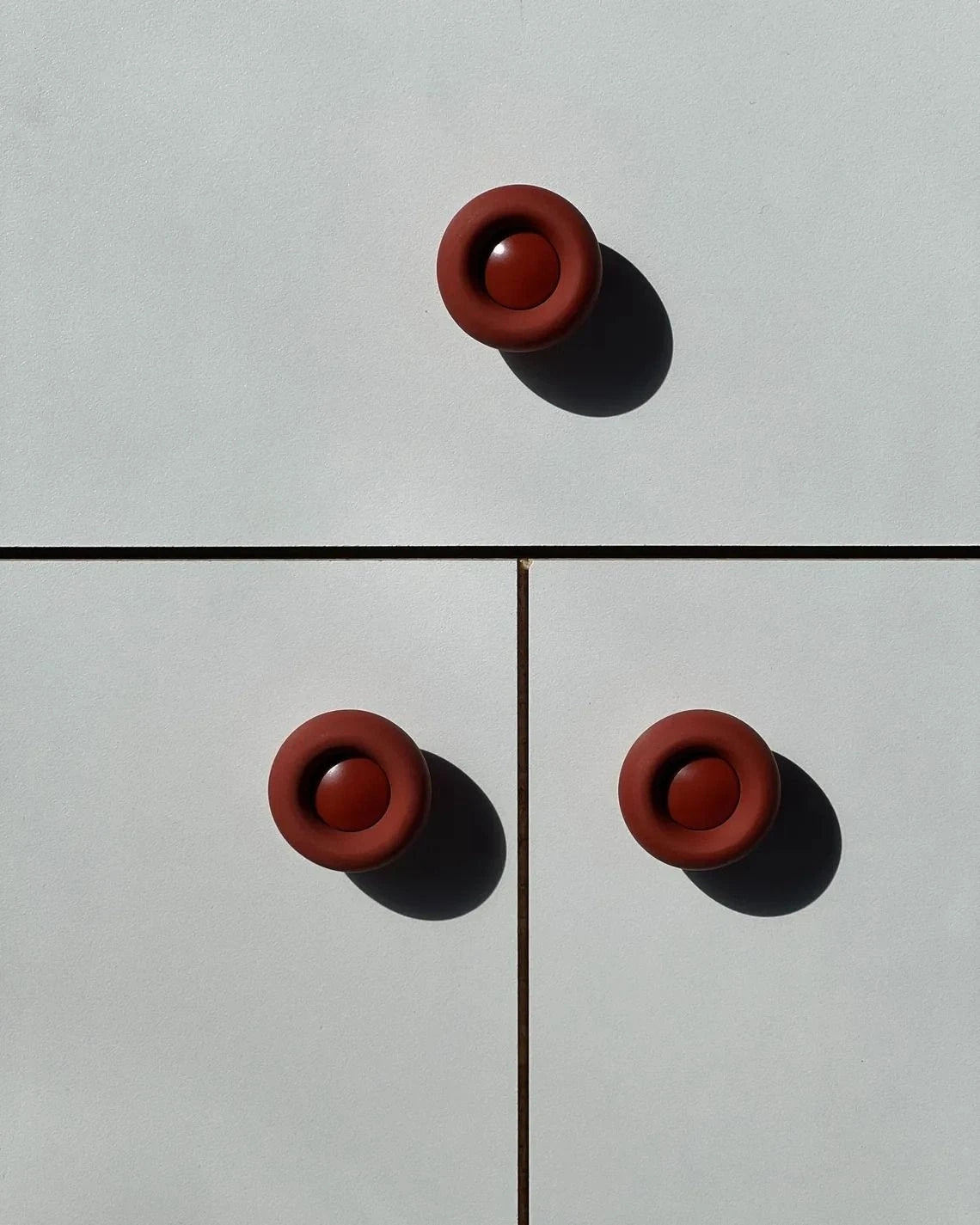 ATHAR knobs on cabinet doors